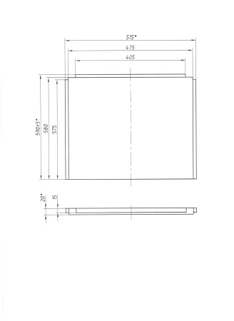Панель боковая Marka One Gracia 150х85 R 02гр15бп